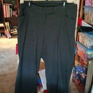 Apt 9 Dark Grey Slacks 20W Wide Leg